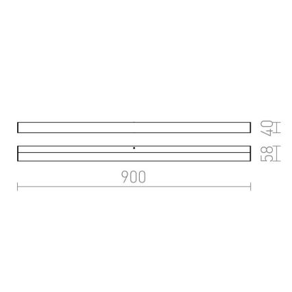 RED-Design Rendl-R12404-Iluminação de parede de casa de banho LED LEVIA LED/18W/230V IP44