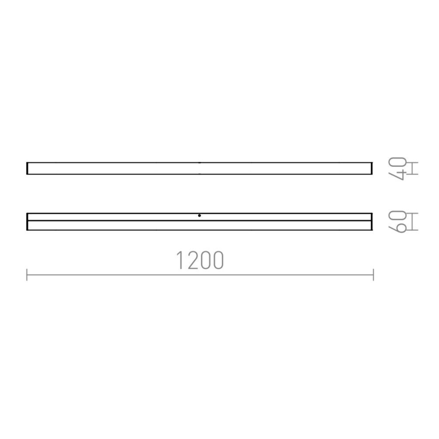 RED-Design Rendl-R12406-Iluminação de espelho de casa de banho LED LEVIA LED/24W/230V IP44