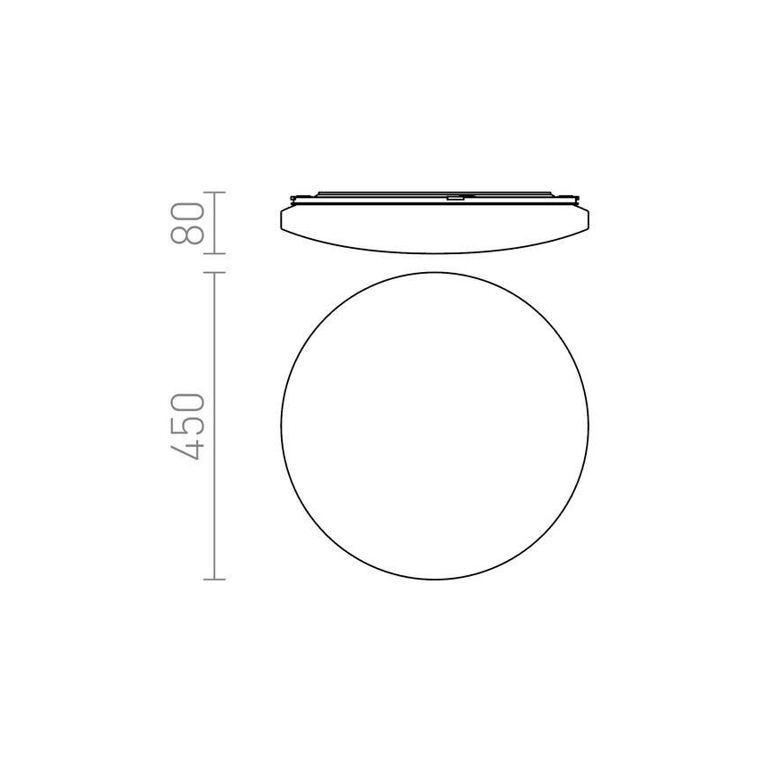 RED - Design Rendl - R12433 - Iluminação de teto LED SEMPRE LED/36W/230V redonda