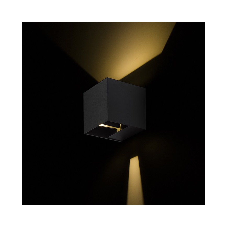 RED-Design Rendl-R12557- Iluminação de parede exterior LED CARRE 2xLED/3W/230V IP54