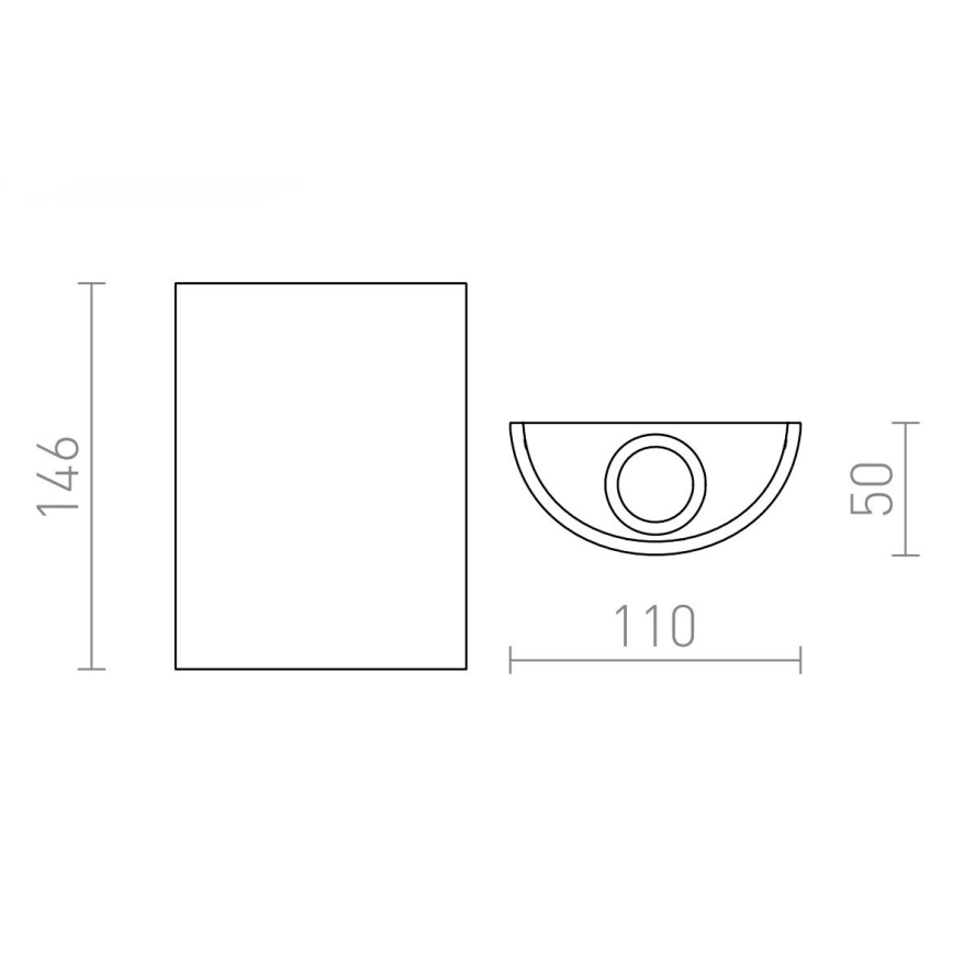 RED - Design Rendl - R12592 - Iluminação de parede LED DAFFY LED/6W/230V branca