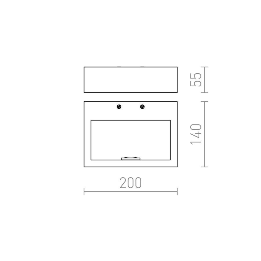 RED - Design Rendl - R12595 - Iluminação de parede LED NEMAN LED/10W/230V