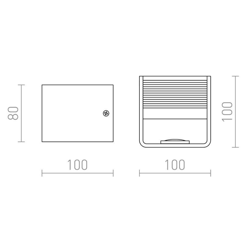 RED - Design Rendl - R12598 - Iluminação de parede LED ONYX LED/5W/230V branca
