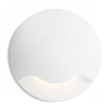 RED - Design Rendl -R12613- Iluminação incorporada exterior LED KICK LED/1W/230V IP54