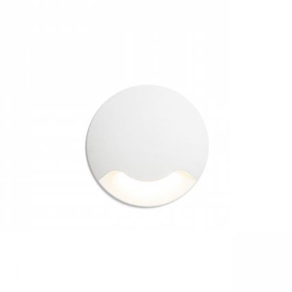 RED - Design Rendl -R12613- Iluminação incorporada exterior LED KICK LED/1W/230V IP54