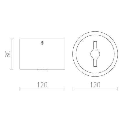 RED-Design Rendl-R12633-Foco LED com regulação KELLY LED/15W/230V branco