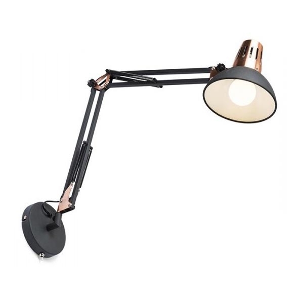 RED - Design Rendl - R12651 - Candeeiro de parede ANTE 1xE27/28W/230V preto