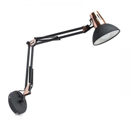 RED - Design Rendl - R12651 - Candeeiro de parede ANTE 1xE27/28W/230V preto