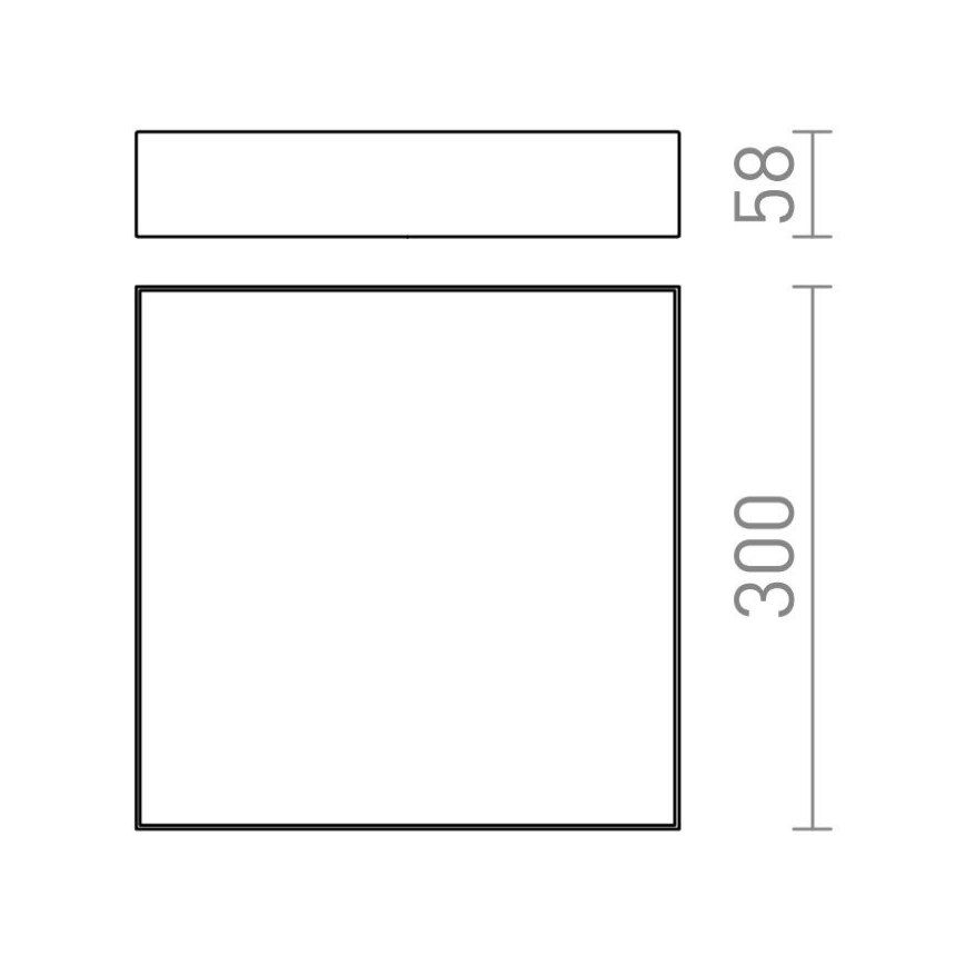 RED - Design Rendl - R12850 - Iluminação de teto LED LARISA LED/30W/230V branca