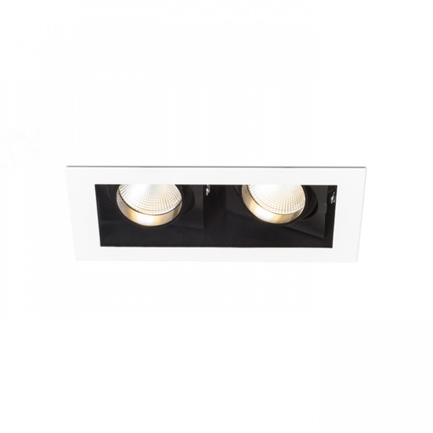 RED - Design Rendl - R12857 - Foco de encastrar LED BONDY 2xLED/7W/230V