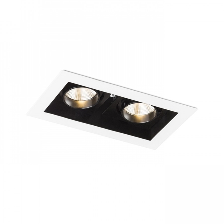 RED - Design Rendl - R12857 - Foco de encastrar LED BONDY 2xLED/7W/230V