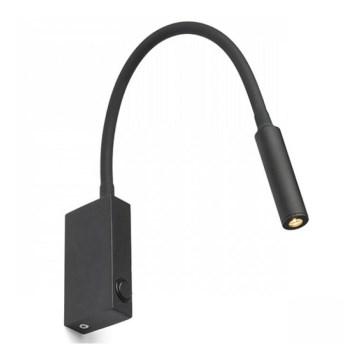 RED - Design Rendl - R12945 - Candeeiro de parede LED EKE LED/3W/230V preto