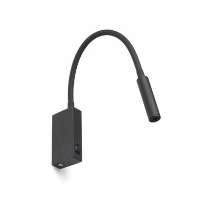 RED - Design Rendl - R12945 - Candeeiro de parede LED EKE LED/3W/230V preto