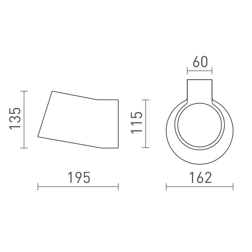RED - Design Rendl - R13520 - Iluminação de parede BENITA 1xE14/25W/230V