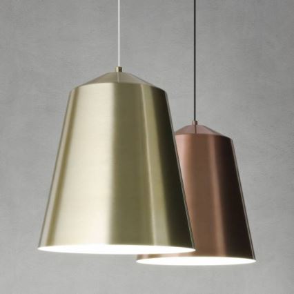 Redo 01-1104 - Candeeiro suspenso AYLA 1xE27/42W/230V diâmetro 36 cm dourado