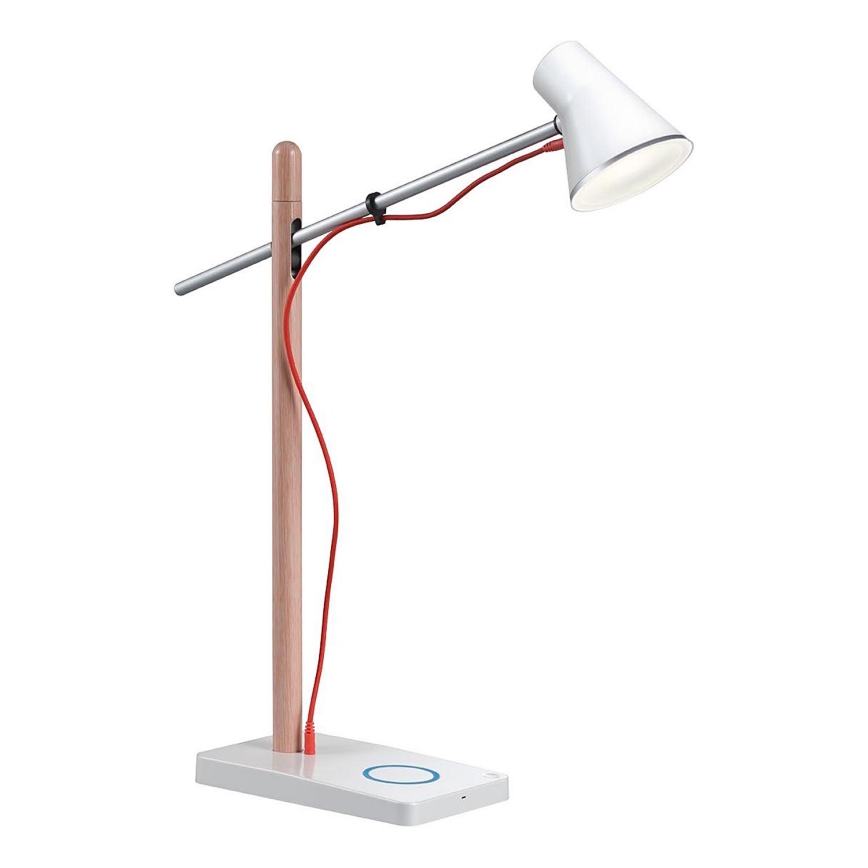 Redo 01-1119 - Candeeiro de mesa táctil LED com regulação LED/5W/230V USB