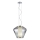 Redo 01-1139 - Lustre em cabo FUSION 1xE27/42W/230V pr. 30 cm cromado brilhante/fumado
