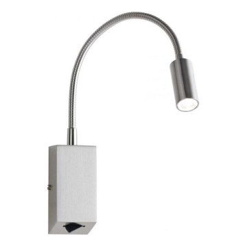 Redo 01-1195 - LED Flexível candeeiro pequeno HELLO LED/3W/230V cromado mate