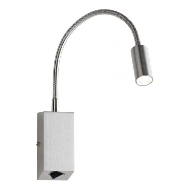 Redo 01-1195 - LED Flexível candeeiro pequeno HELLO LED/3W/230V cromado mate