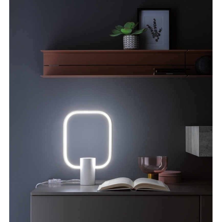 Redo 01-1226 - Candeeiro de mesa LED regulável DOM LED/21W/230V branco