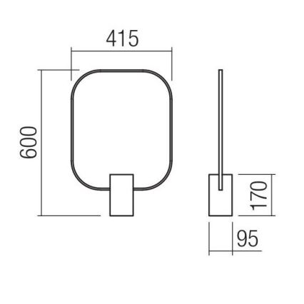 Redo 01-1226 - Candeeiro de mesa LED regulável DOM LED/21W/230V branco
