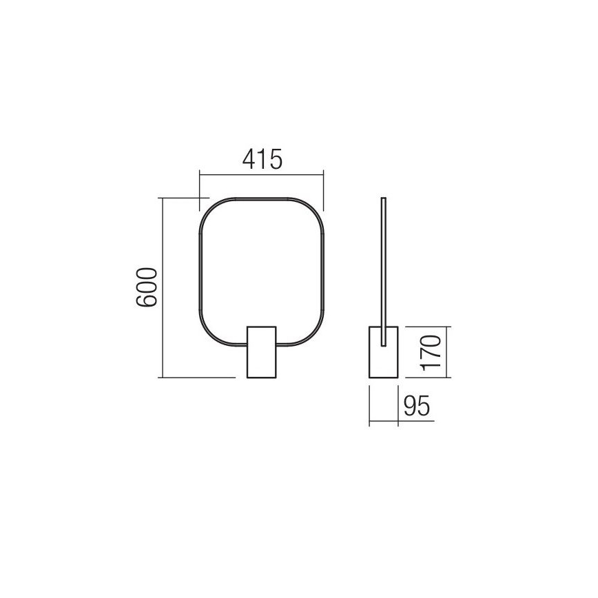 Redo 01-1226 - Candeeiro de mesa LED regulável DOM LED/21W/230V branco