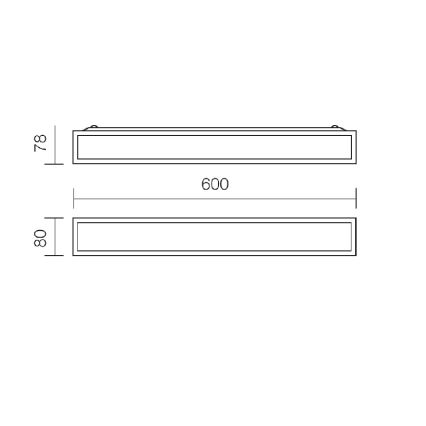Redo 01-1233 - Iluminação de parede de casa de banho EGO 3xE14/28W/230V IP44