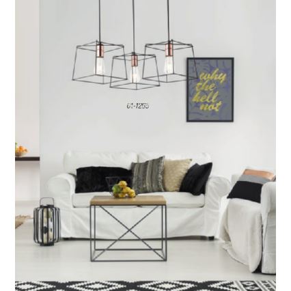 Redo 01-1265 - Candeeiro suspenso SKETCH 3xE27/42W/230V aranha