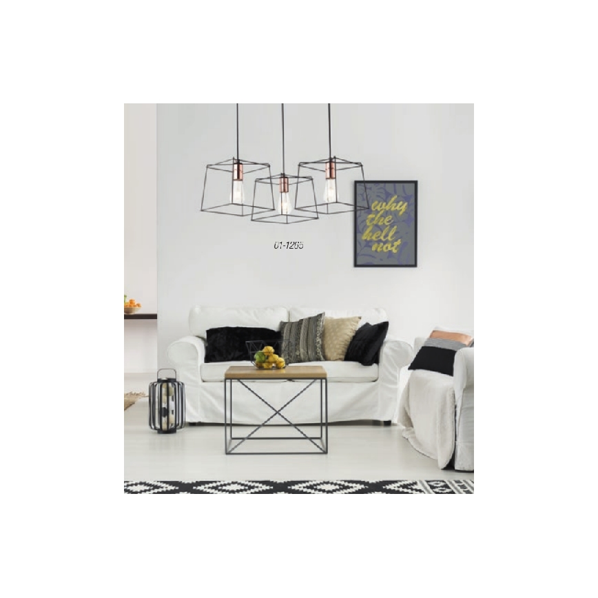 Redo 01-1265 - Candeeiro suspenso SKETCH 3xE27/42W/230V aranha
