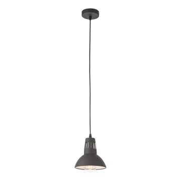 Redo 01-1279 - Lustre suspenso por cabo PEEP 1xE27/42W/230V Ø 16,5 cm preto