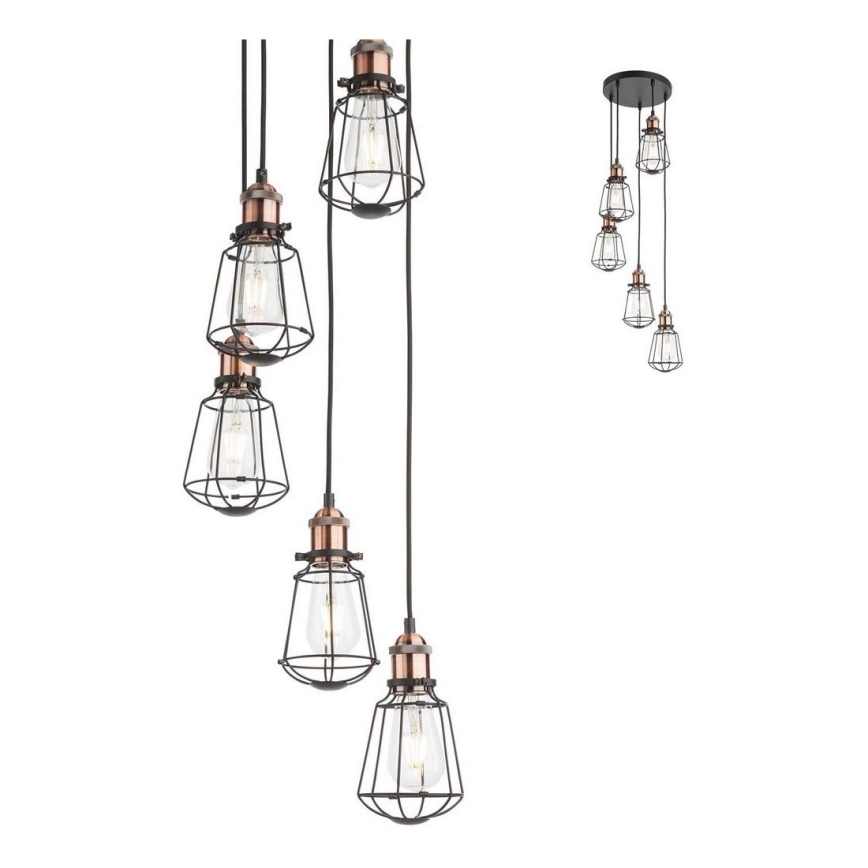 Redo 01-1303 - Candelabro num fio THARU 5xE27/42W/230V