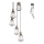 Redo 01-1303 - Candelabro num fio THARU 5xE27/42W/230V