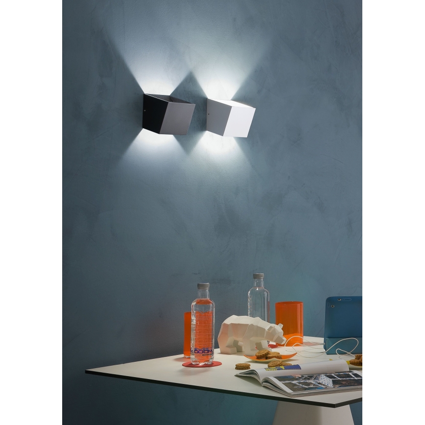 Redo 01-1318 - Iluminação de parede LED TOBIKO LED/6W/230V CRI 90 preto