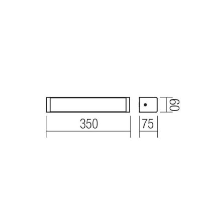 Redo 01-1423 - Luz de parede de casa de banho LED LEDO LED/8W/230V IP44