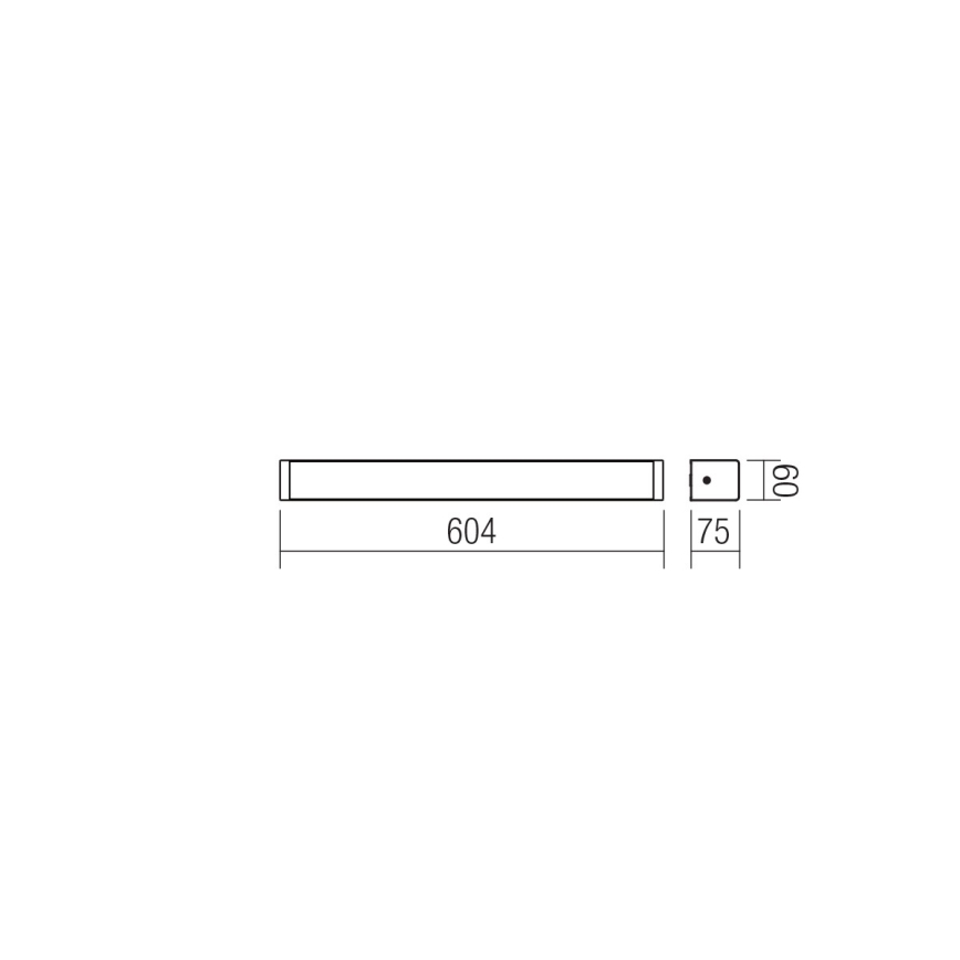 Redo 01-1424 - Luz de parede de casa de banho LED LEDO 1xLED/16W/230V IP44
