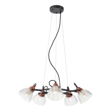 Redo 01-1451 - Candelabro suspenso RIDGE 5xE27/60W/230V