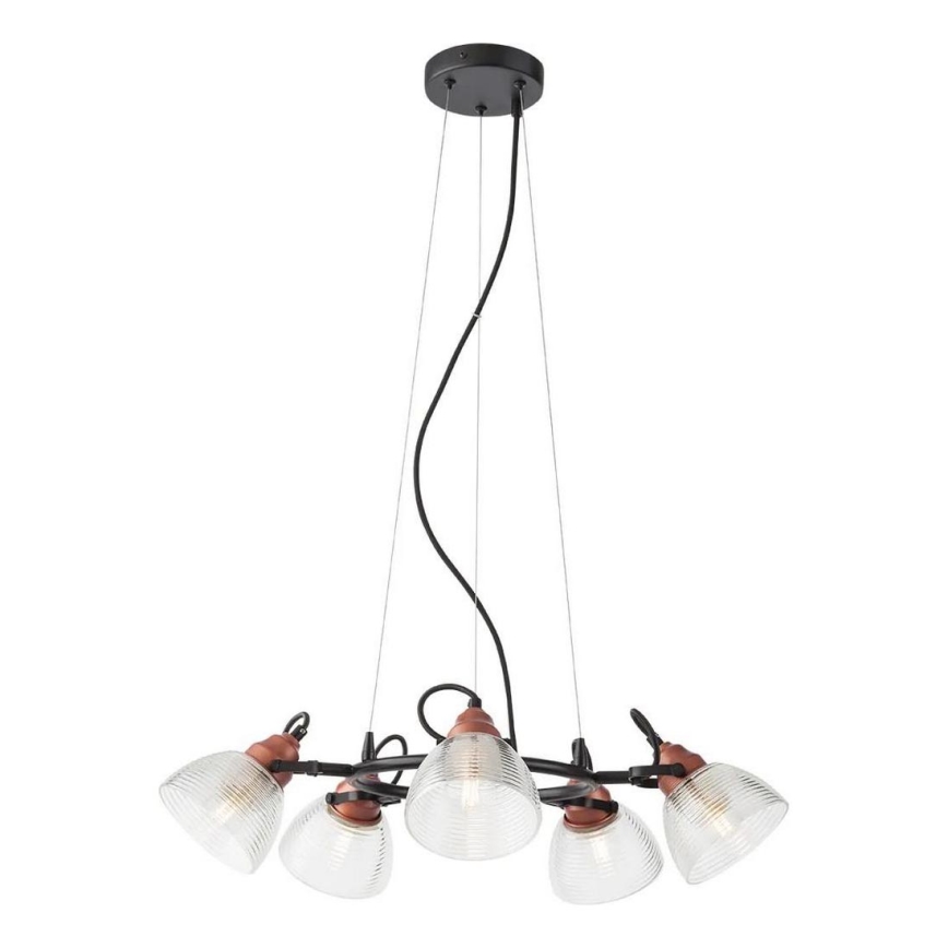 Redo 01-1451 - Candelabro suspenso RIDGE 5xE27/60W/230V