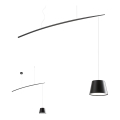 Redo 01-1498 - Candelabro suspenso LED LOLLI LED/6W/230V preto