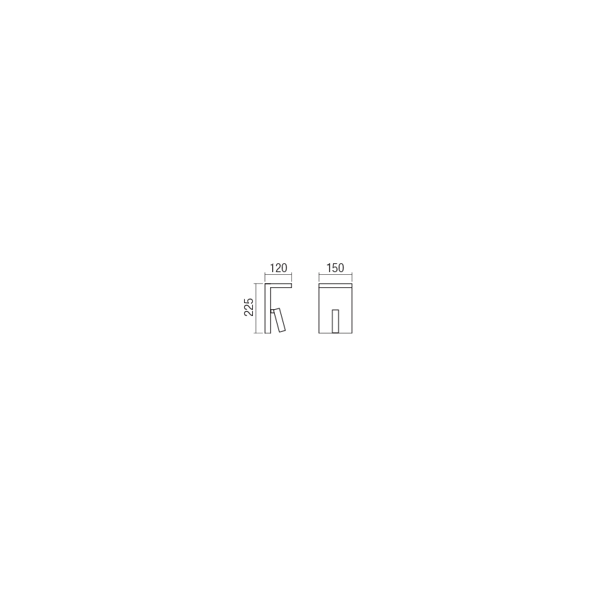 Redo 01-1499 - Foco de parede LED AGOS LED/6W/230V + LED/3,2W USB branco