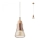 Redo 01-1518 - Candelabro suspenso UPPER 1xGU10/28W/230V latão/bege