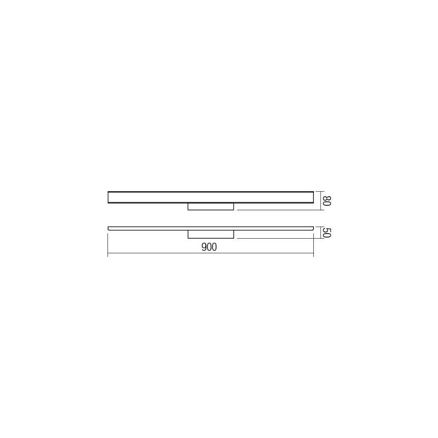 Redo 01-1527 - Luz de espelho de casa de banho LED DAO 1xLED/36W/230V IP44