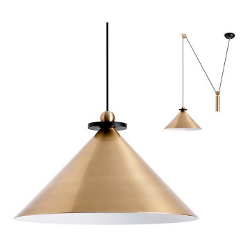 Redo 01-1545 - Candeeiro suspenso KALIMBA 1xE27/42W/230V diâmetro 42 cm aranha bronze