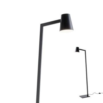 Redo 01-1557 - Candeeiro de pé MINGO 1xE27/42W/230V preto