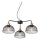 Redo 01-1573 - Lustre suspenso por cabo TAMIS 3xE27/42W/230V Ø 59 cm preto