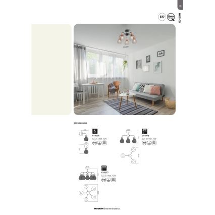 Redo 01-1575 - Luz de parede EDISON 1xE27/42W/230V