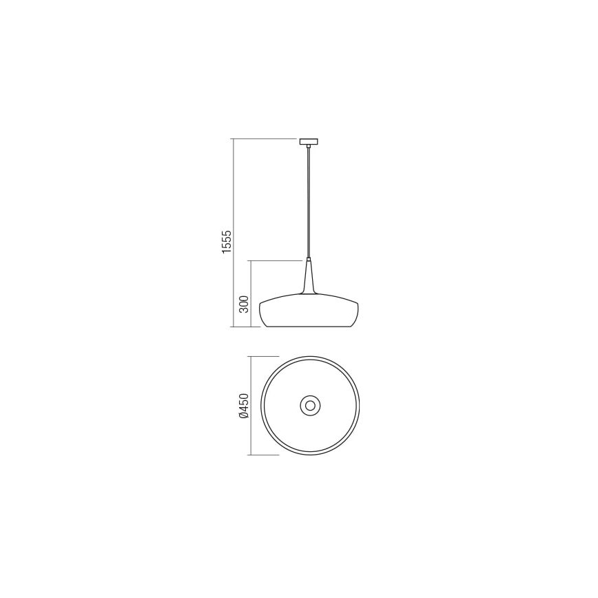 Redo 01-1615 - Candelabro num fio AGADIR 1xE27/42W/230V