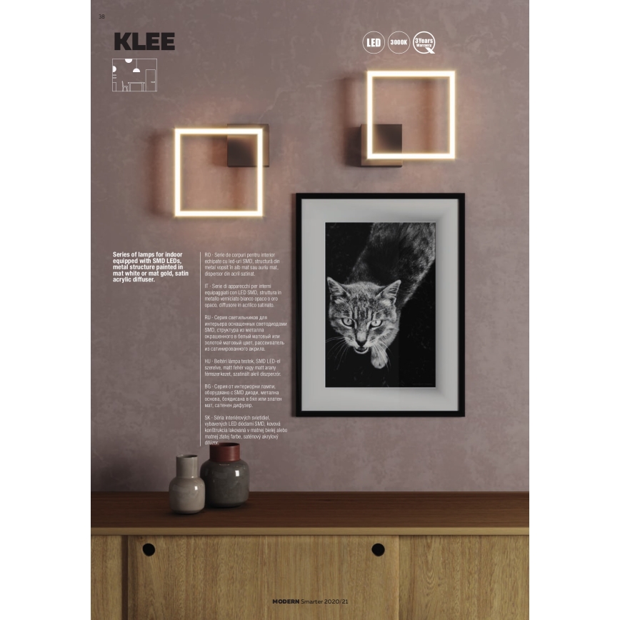 Redo 01-1645 - Candelabro num fio LED KLEE 1xLED/48W/230V