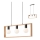 Redo 01-1665 - Candelabro suspenso TIMBER 3xE27/42W/230V faia