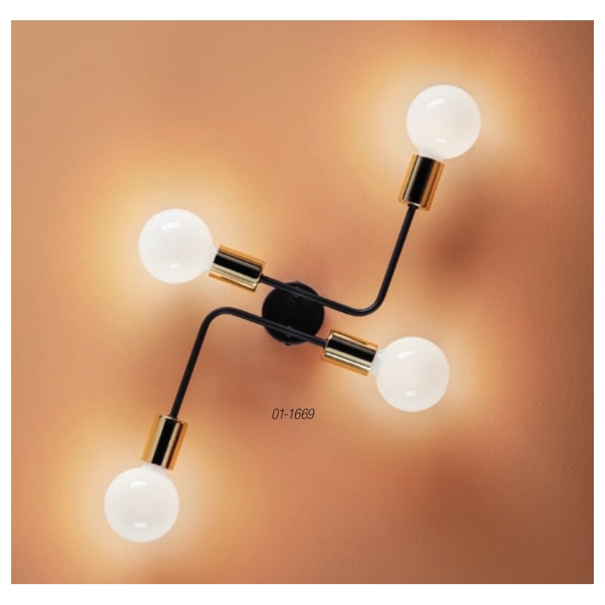 Redo 01-1669 - Luz de teto YAK 4xE27/42W/230V