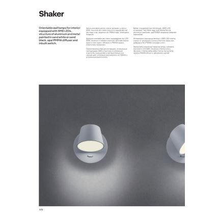 Redo 01-1739 - Luz de parede LED SHAKER LED/6W/230V